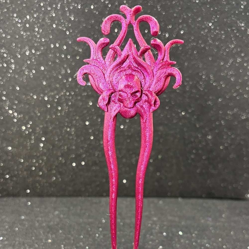 πβ¨ Goth Skull Hair Fork β¨π - Picture 1 of 4
